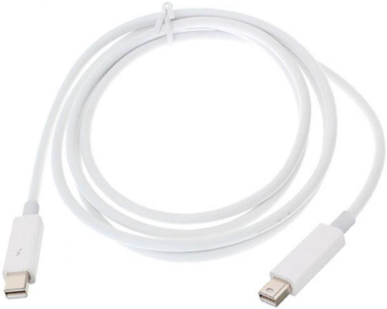 CY Thunderbolt 2 Port Male to Male Video Data Cable for MacBook & SSD & Displays TB-004-WH