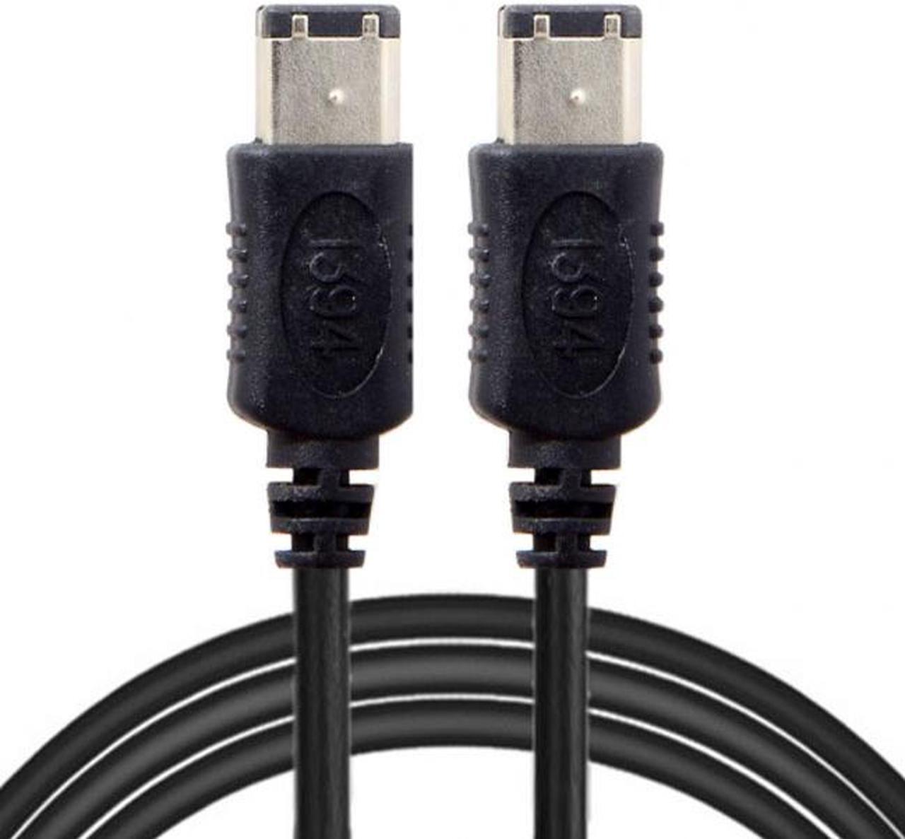 Alt view image 3 of 4 - FVH 6 PIN / 6PIN FireWire 400 - FireWire 400 6-6 ilink Cable IEEE 1394 1.8m Black FW-016 CA-017