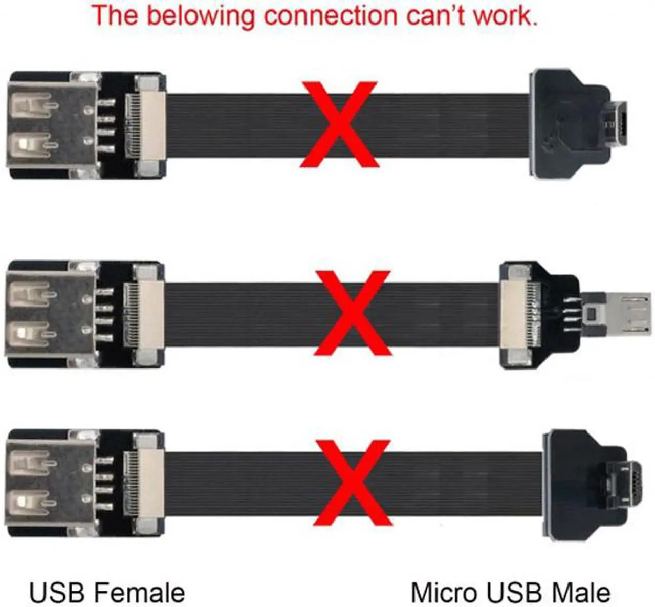 Alt view image 2 of 7 - CY CYFPV USB2.0  Male Straight Connector Socket for FPV HDTV Multicopter Aerial Photography CN-011