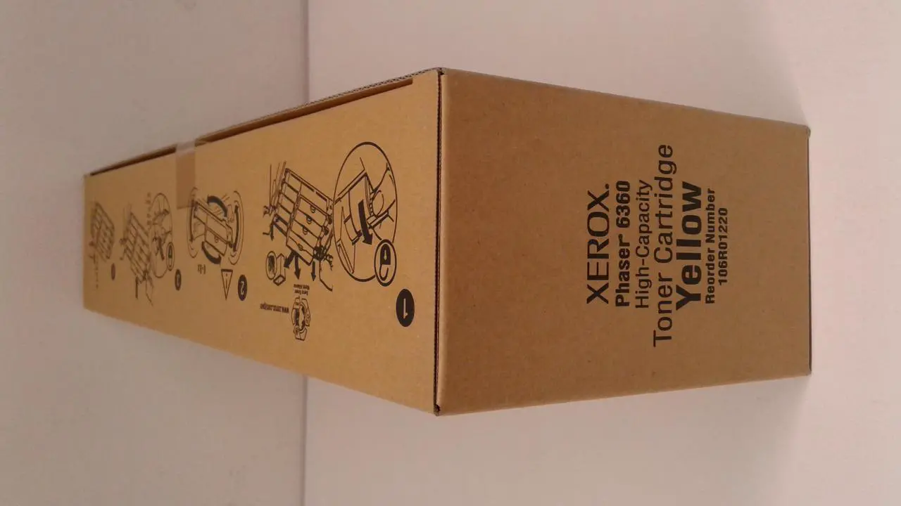 Alt view image 6 of 6 - Xerox 106R01220 High Yield Toner Cartridge - Yellow