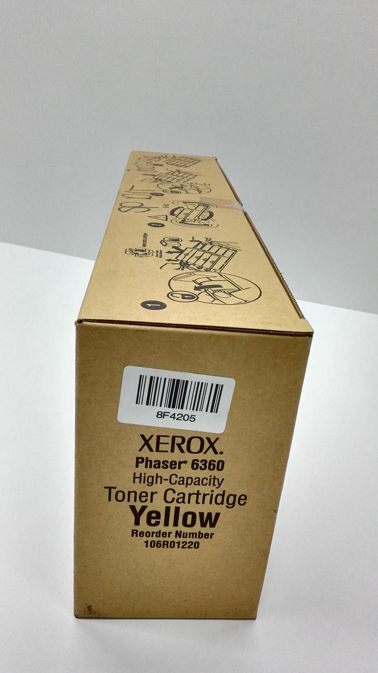 Alt view image 3 of 6 - Xerox 106R01220 High Yield Toner Cartridge - Yellow