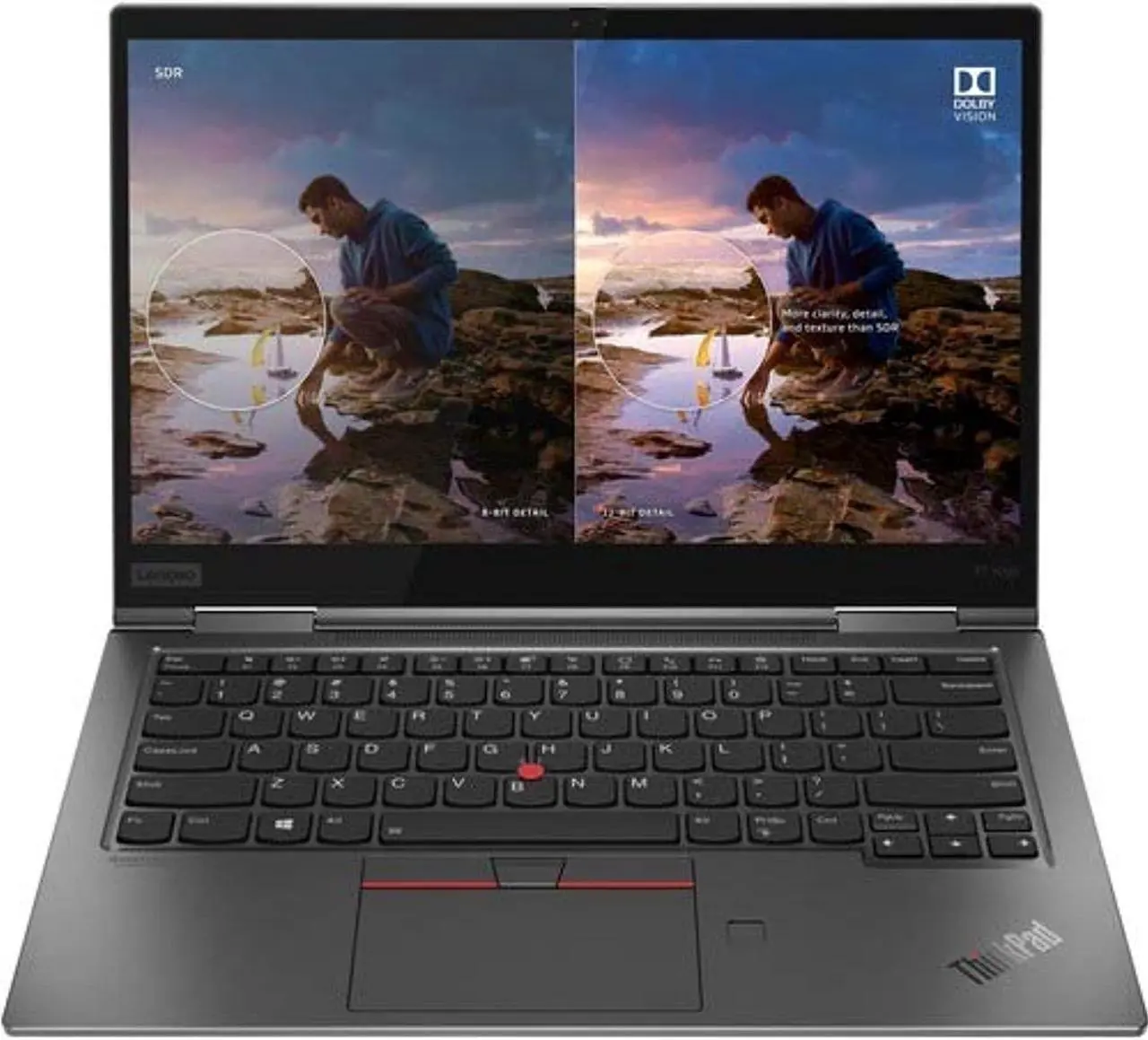 Main image of Lenovo Thinkpad X1 Yoga Gen 5 20Ub001dus 14" Touchscreen 2 In 1 Notebook - Wqhd - 2560 X 1440 - Intel Core I7 (10Th Gen) I7-10610U Quad-Core (4 Core) 1.80 Ghz - 16 Gb Ram - 256 Gb Ssd - Iron Gray - W