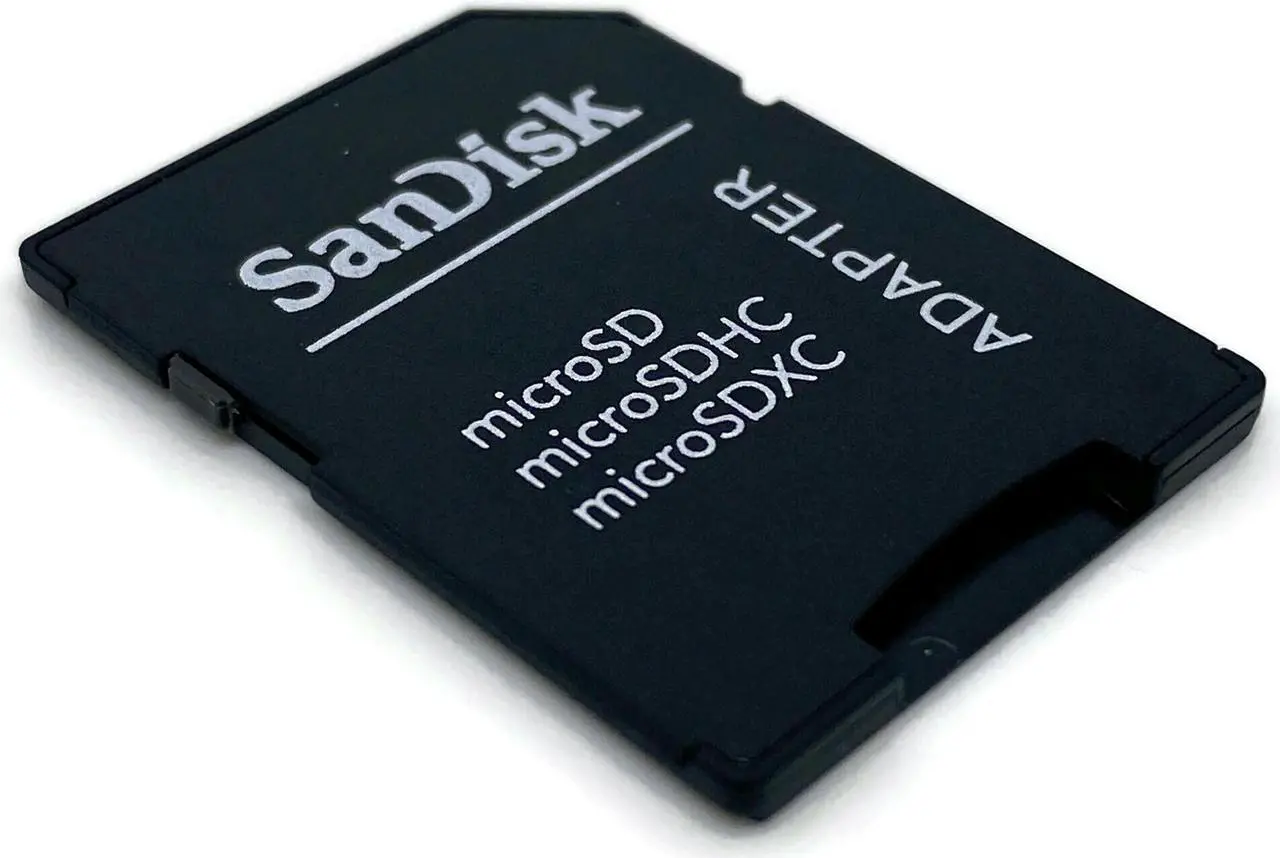 Alt view image 2 of 5 - SanDisk SD to SD Adapter Ultra microSD microSDHC Adapter A1 UHS-I/U1 Class 10 Memory Card Adapter Only