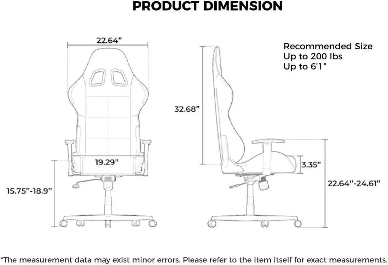 Alt view image 3 of 6 - DXRacer FD01 Formula Series Ergonomic Gaming Chair with Breathable Water-Resistant Fabric, High Back Racing Style Office Recliner Adjustable Swivel Task Chair, Black Standard Size