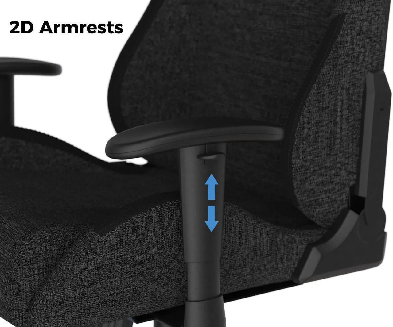Alt view image 4 of 6 - DXRacer FD01 Formula Series Ergonomic Gaming Chair with Breathable Water-Resistant Fabric, High Back Racing Style Office Recliner Adjustable Swivel Task Chair, Black Standard Size