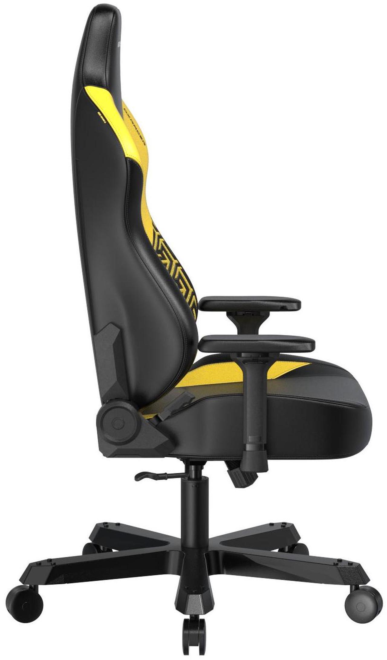 Alt view image 3 of 7 - DXRacer Tank Gaming Chair for Heavy People - Big and Tall Racing Computer Gaming Chair with 4D Armrest Magnetic Headrest and Lumbar Support - Ergonomic Office Chair 400lbs, Yellow Black