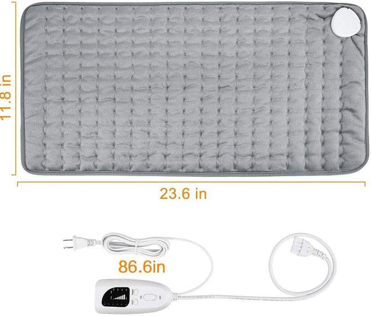 Alt view image 3 of 7 - Heating Pad - Electric Heating Pads - Hot Heated Pad for Back Pain Muscle Pain Relieve - Dry & Moist Heat Therapy Option - Auto Shut Off Function