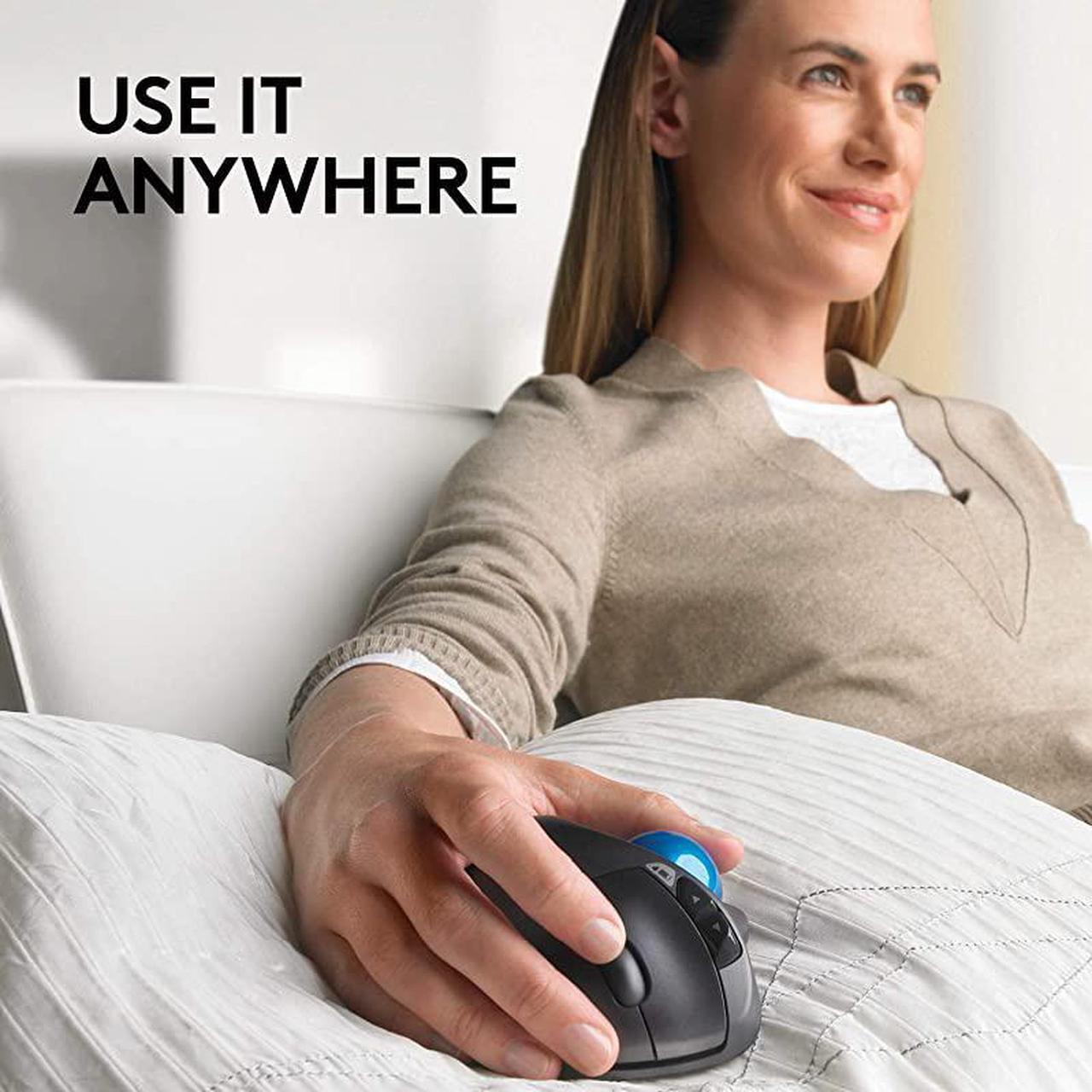 Alt view image 2 of 7 - M570 Wireless Trackball Mouse