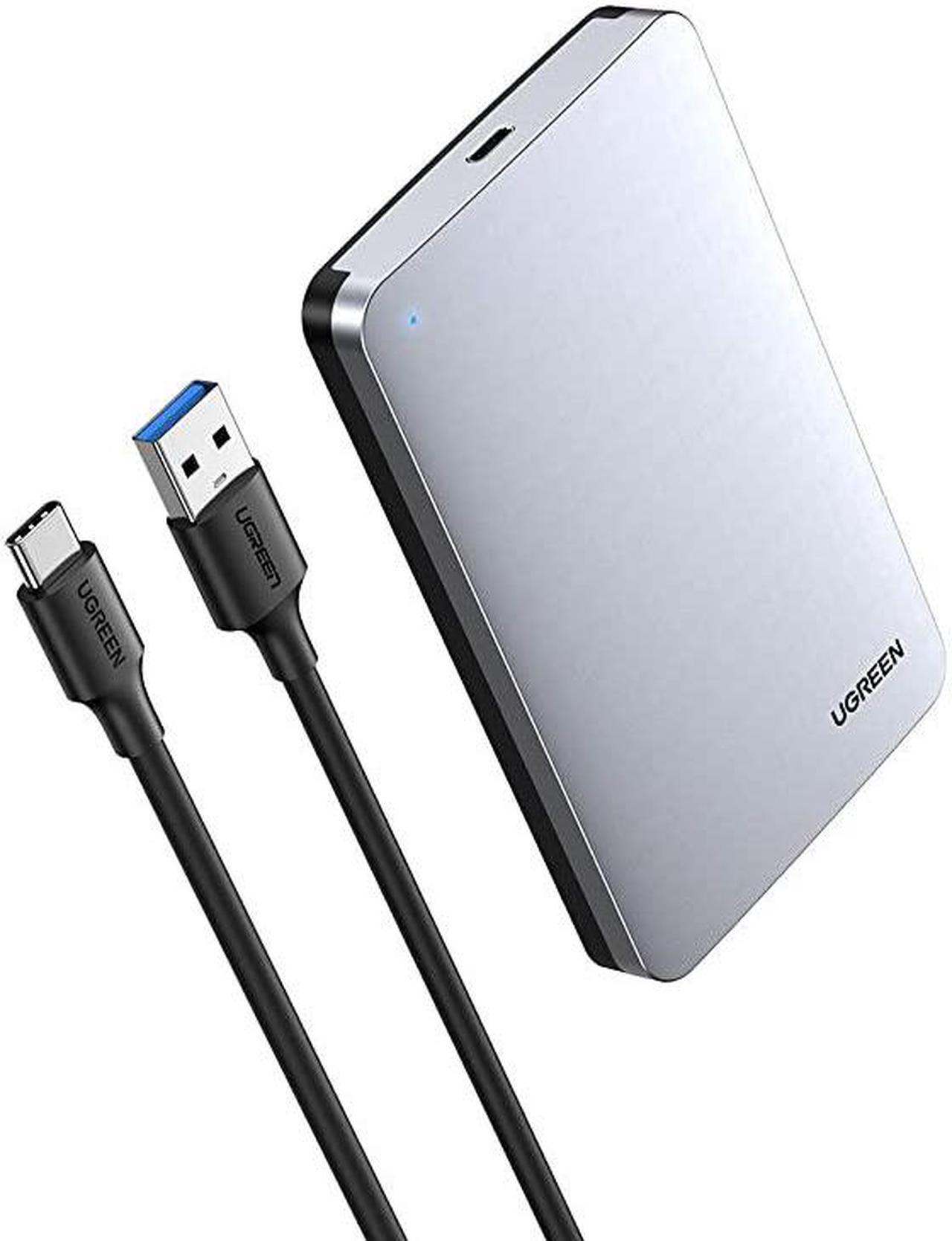 Main image of Hard Drive Enclosure for 25 SATA SSD HDD Aluminum USB C to SATA Adapter USB 31 Gen 2 Support UASP SATA III Compatible with WD Seagate Toshiba Samsung Hitachi PS4 Xbox PC Tool Free