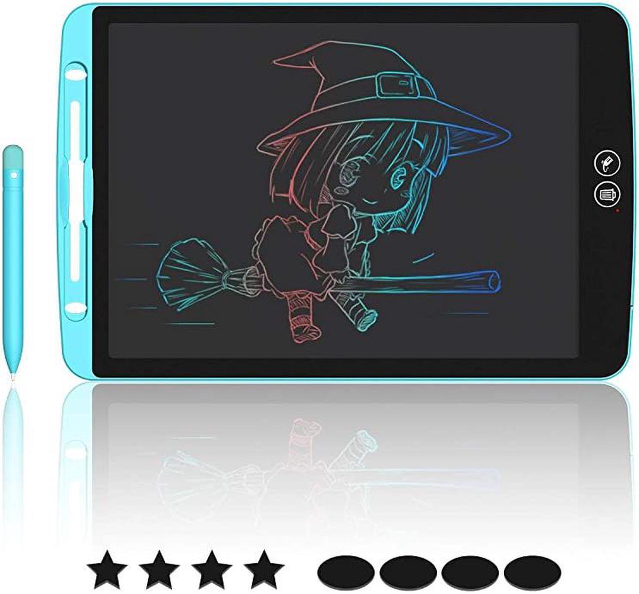 Main image of LCD Writing Tablet 12 inch Colorful FullPartial Dual Erase Mode Drawing Board Erasable Reusable Writing Pad Educational Writing Board with Lock Screen Function Best Birthday 12Blue