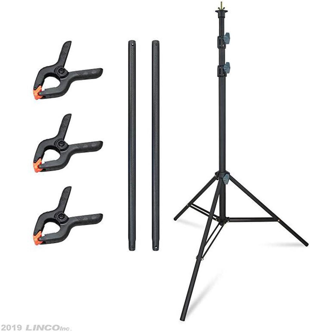 Alt view image 2 of 7 - store Photo Backdrop Stand Background Backdrops Support Kit TShape Zenith Series AM207