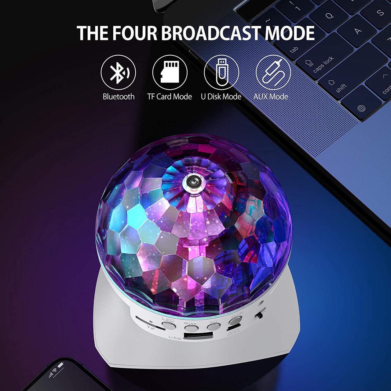 Alt view image 3 of 7 - Disco Ball Home Party Light Show Speaker