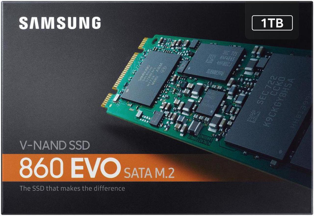 Alt view image 3 of 7 - SAMSUNG 860 EVO Series M.2 2280 250GB/500GB/1TB/2TB SATA III V-NAND 3-bit MLC Internal Solid State Drive (SSD) MZ-N6E