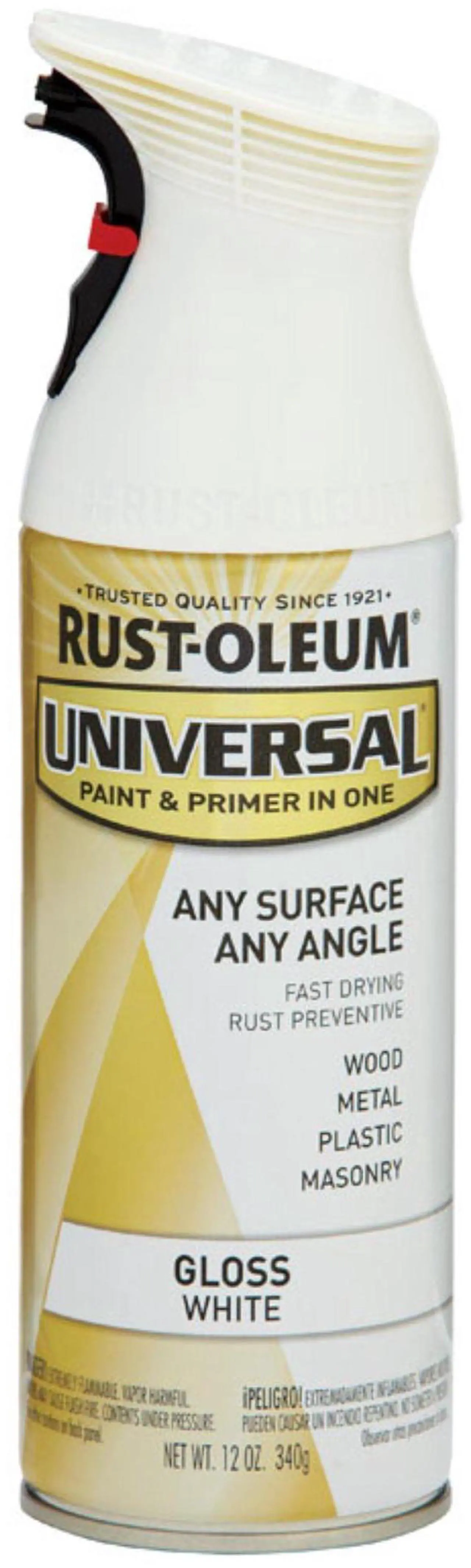 Alt view image 5 of 7 - RUST-OLEUM 245199 Spray Paint, White, Gloss, 12 oz.