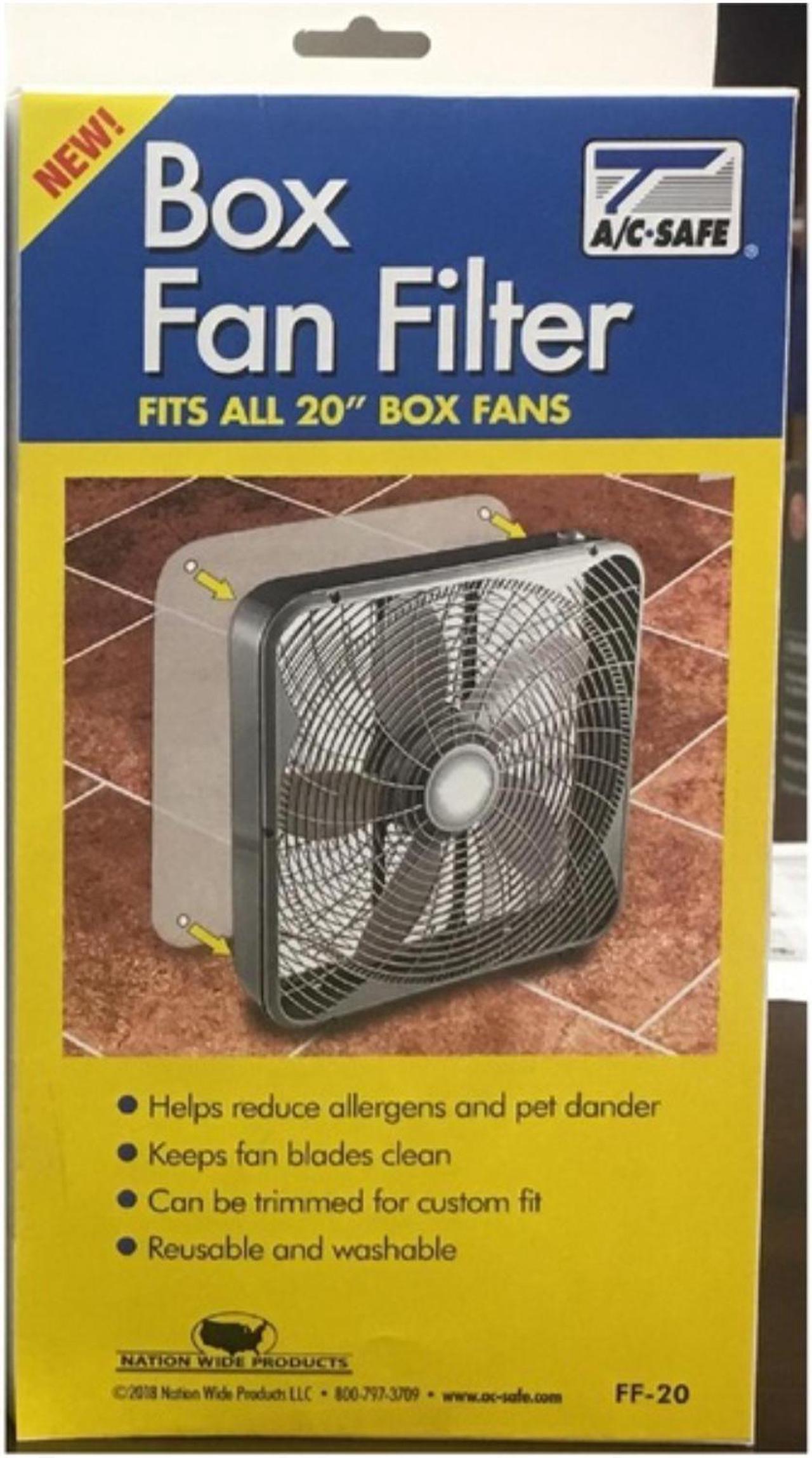 Main image of AC Safe 4000040 BOX FAN FILTER 20"" (Pack of 6)