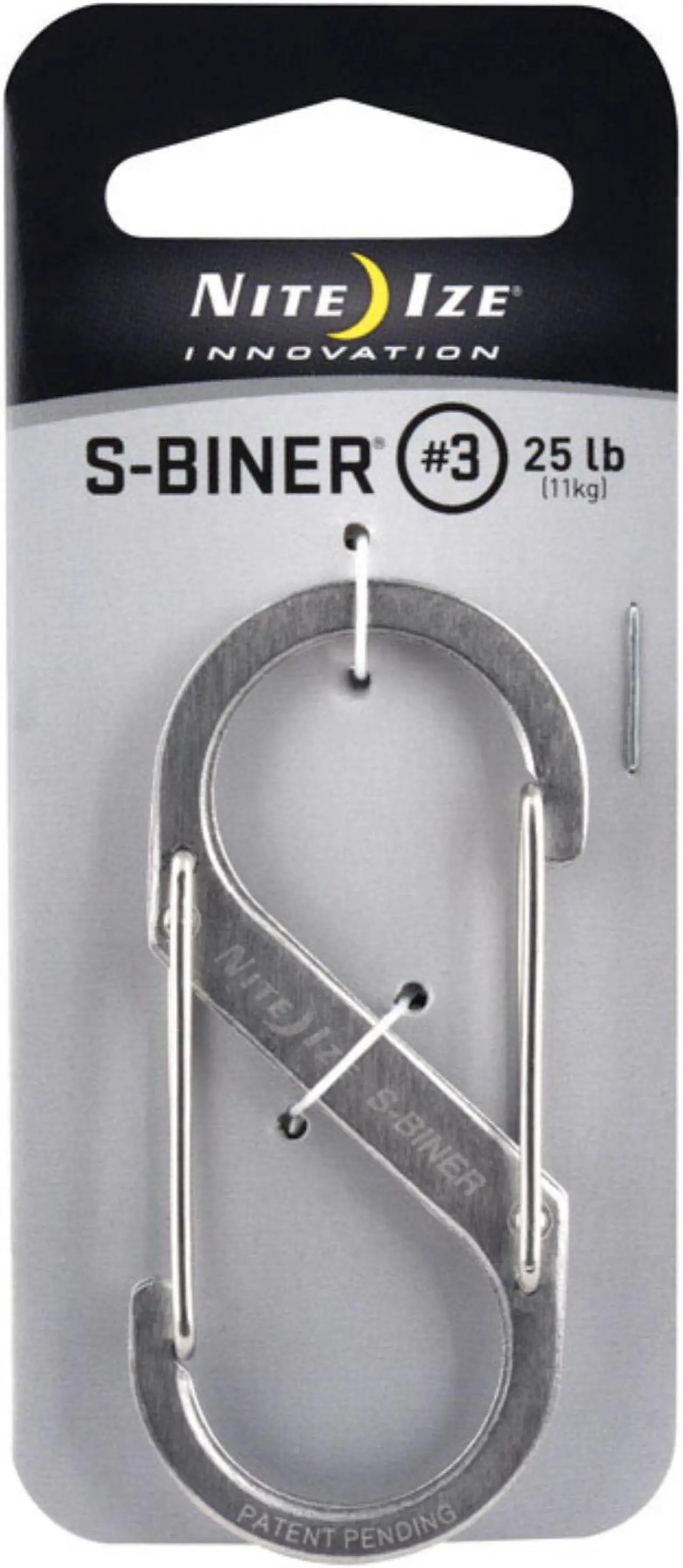 Alt view image 6 of 6 - NITE IZE S-BINER SIZE #3 STAINLESS SB3-03-11