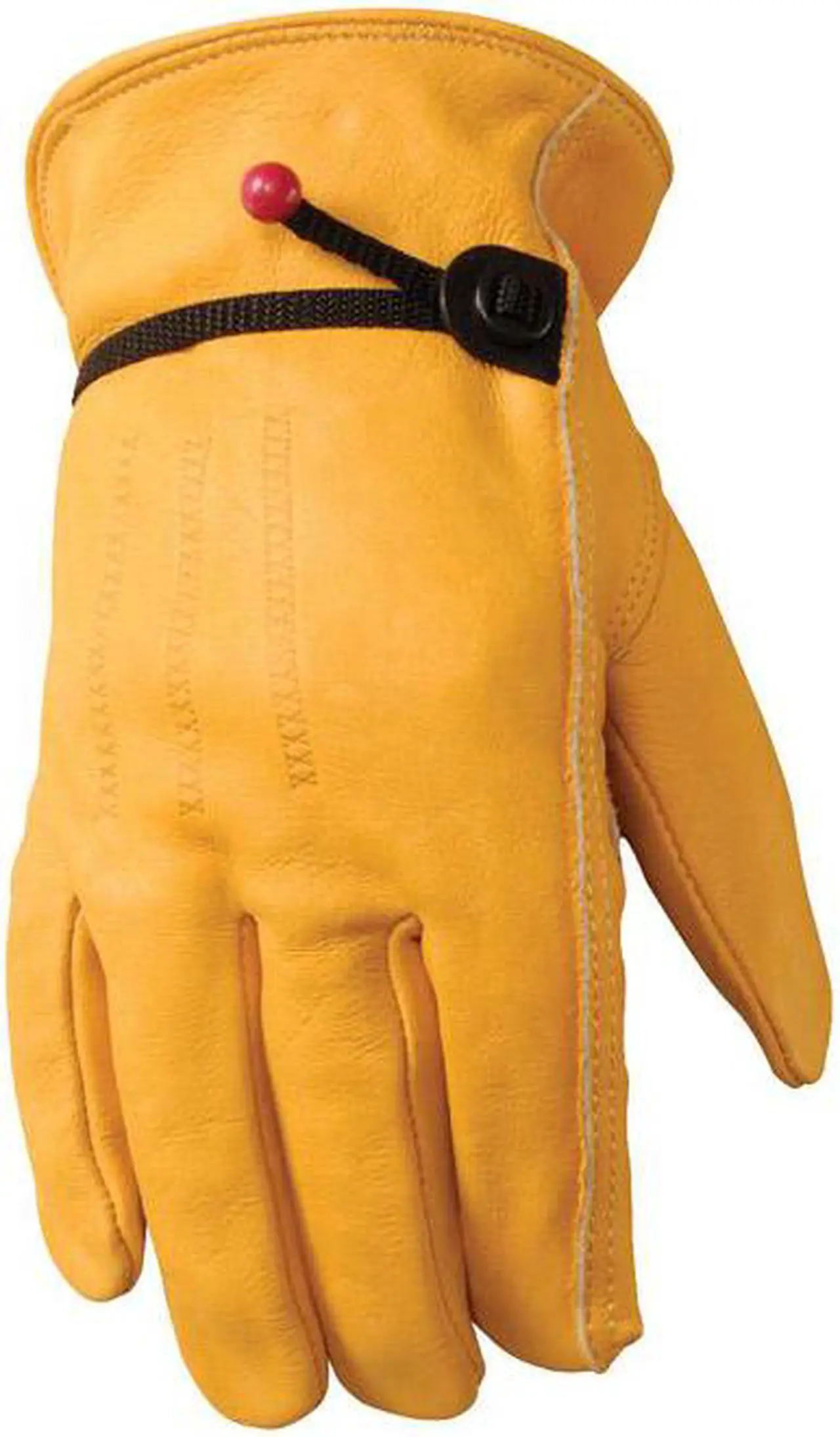 Alt view image 4 of 5 - Large Heavy Duty Grain Cowhide Full Leather Work Glove Wells Lamont Gloves 1132L