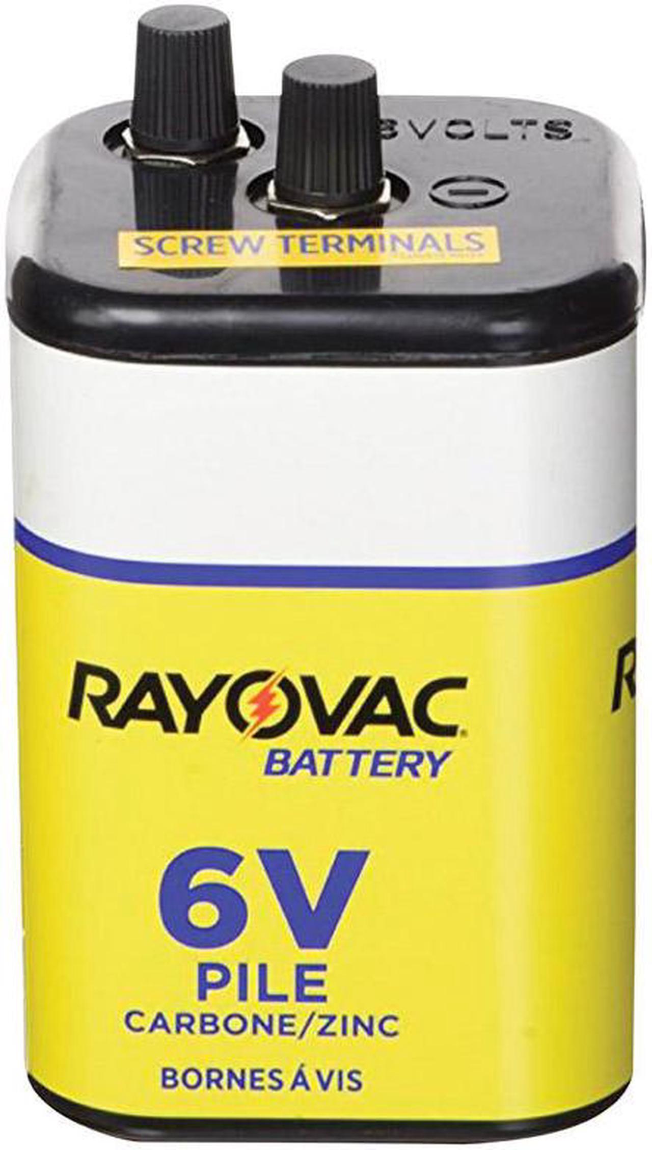 Alt view image 5 of 5 - Heavy Duty Lantern Battery, 6 Volt Screw Terminals Rayovac Handheld Flashlights