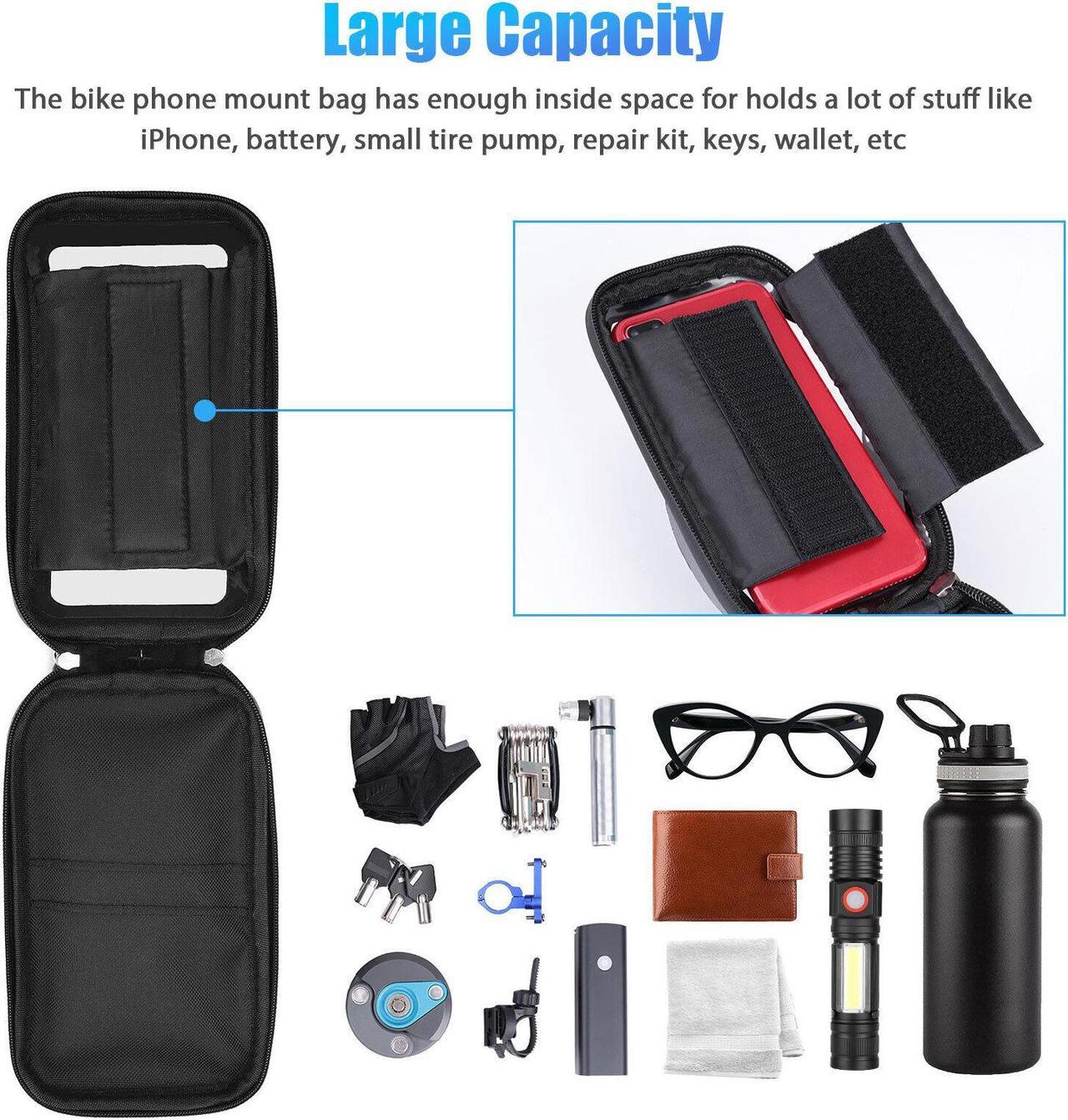 Alt view image 4 of 6 - Motorcycle Bike Handlebar Phone Mount Holder Waterproof Case for iPhone