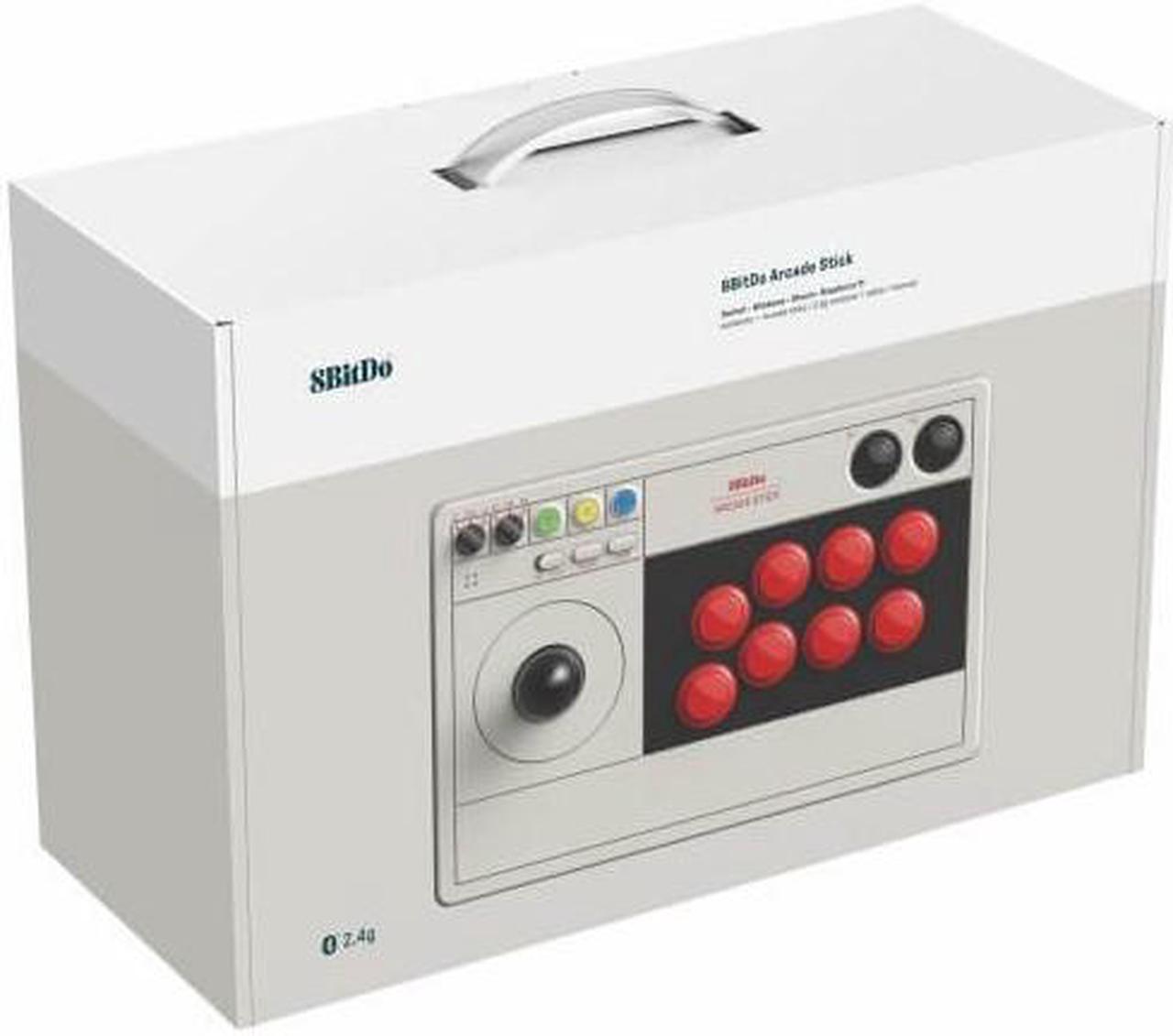 Alt view image 4 of 8 - 8BitDo Universal Arcade Stick for Windows, Nintendo Switch - Customizable Button Mapping, Screenshot Buttons, Turbo Functionality, Rechargeable Battery | Gaming Gadgets & Accessories
