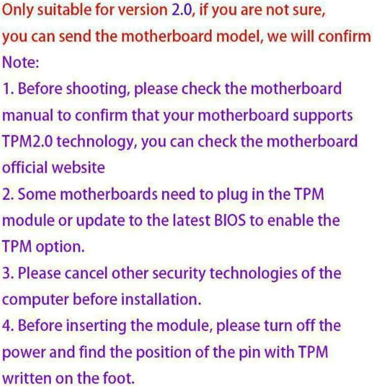 1Piece 14 Pin TPM 2.0 Module For Intel Trusted Platform Module - Newegg.com