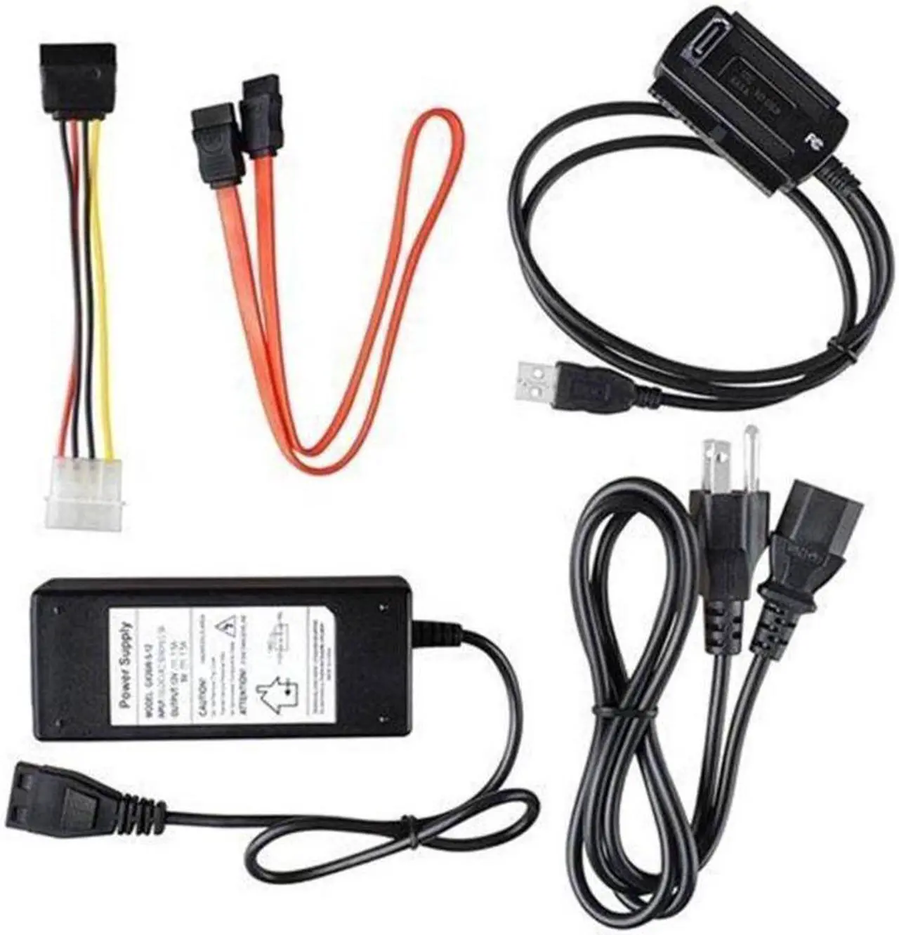 Main image of SATA PATA IDE to USB 2.0 Adapter Converter Cable For 2.5 / 3.5 Inch Hard Drive