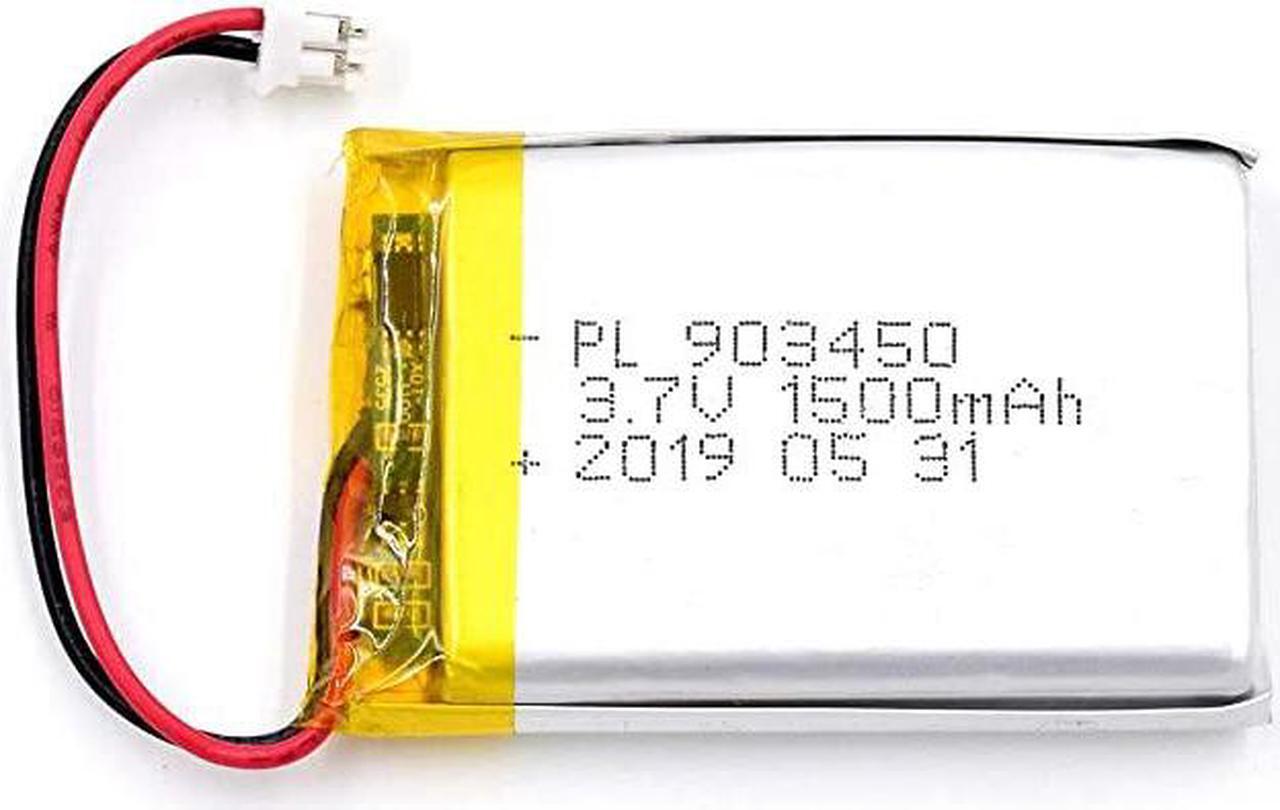 Alt view image 3 of 5 - 37V 1500mAh 903450 Lipo Battery Rechargeable Lithium Polymer ion Battery Pack with JST Connector