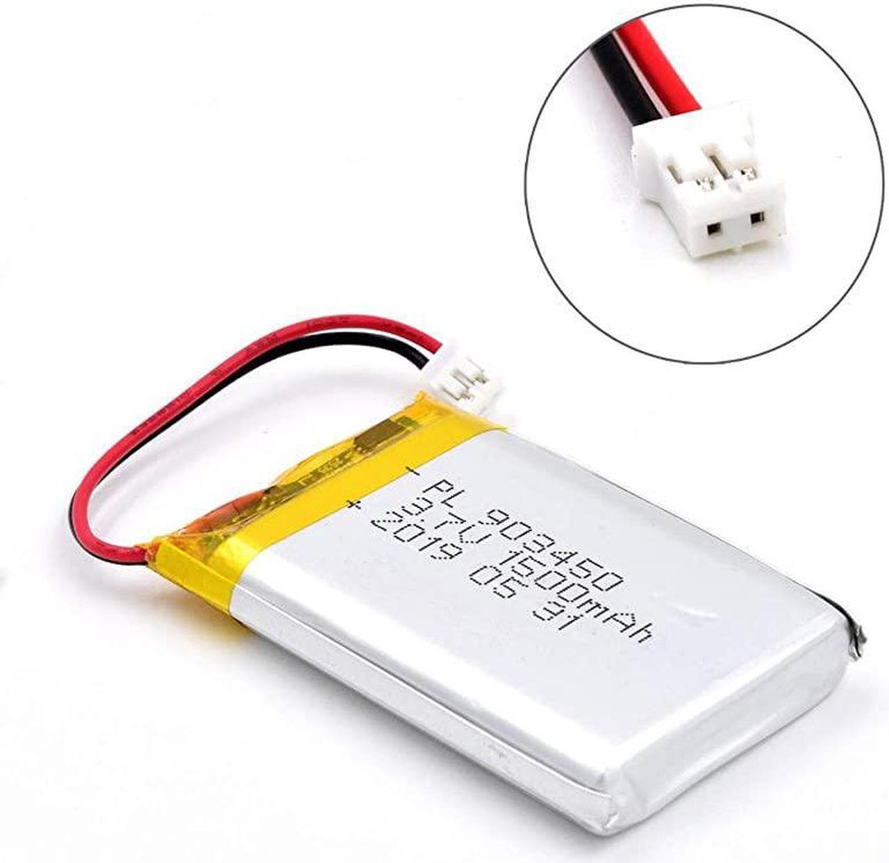 Alt view image 4 of 5 - 37V 1500mAh 903450 Lipo Battery Rechargeable Lithium Polymer ion Battery Pack with JST Connector