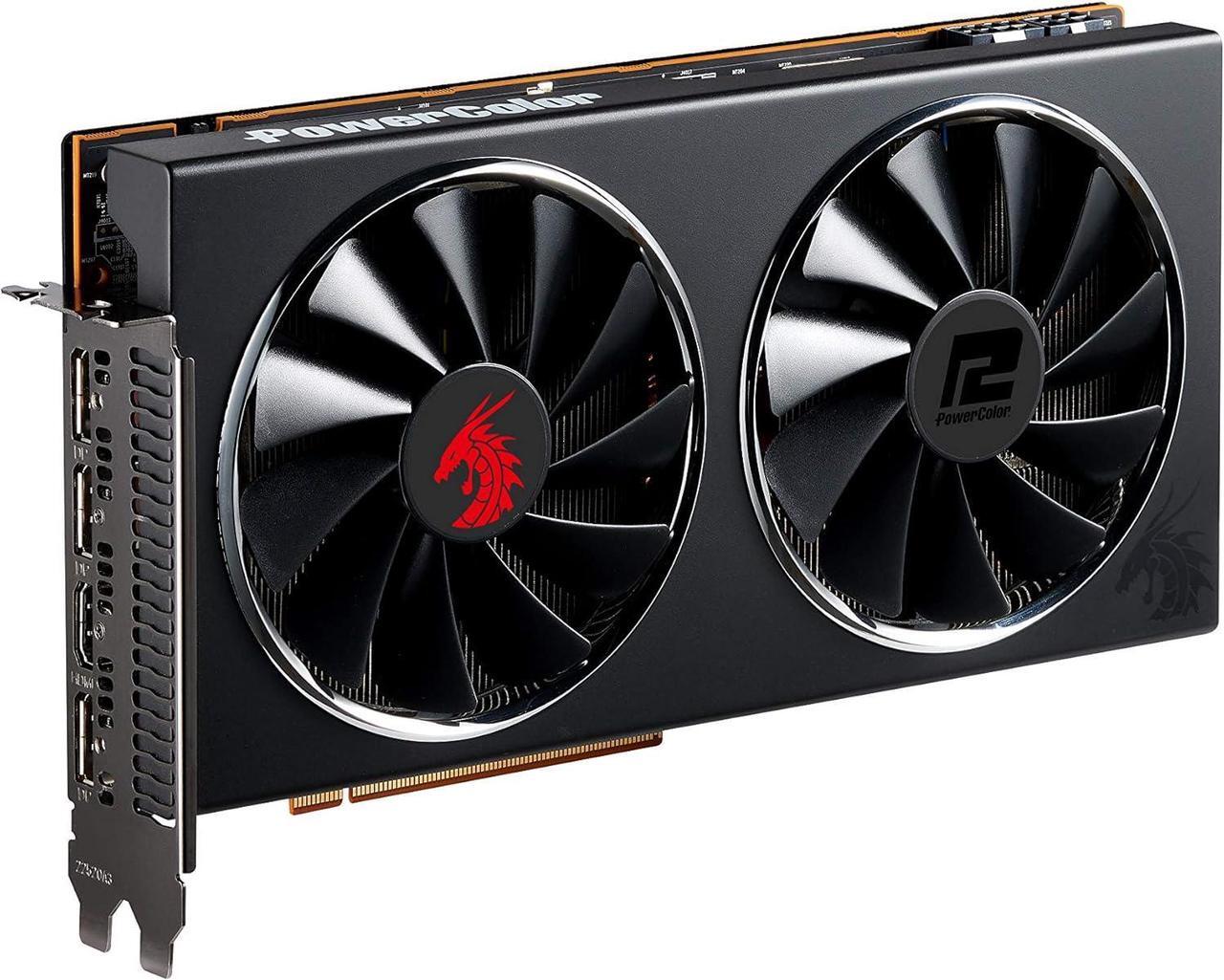 Main image of PowerColor Radeon RX 5700 XT Red Dragon 8GB GDDR6 AXRX 5700XT 8GBD6-3DHR-OC Video Graphic Card GPU