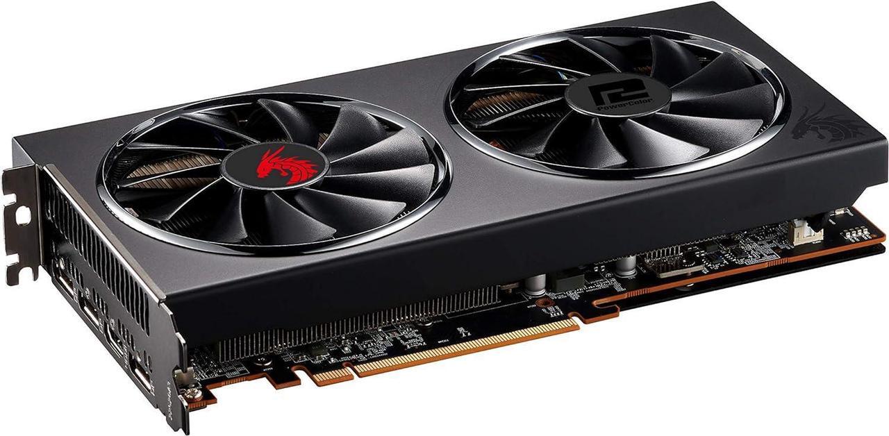 Alt view image 3 of 3 - PowerColor Radeon RX 5700 XT Red Dragon 8GB GDDR6 AXRX 5700XT 8GBD6-3DHR-OC Video Graphic Card GPU