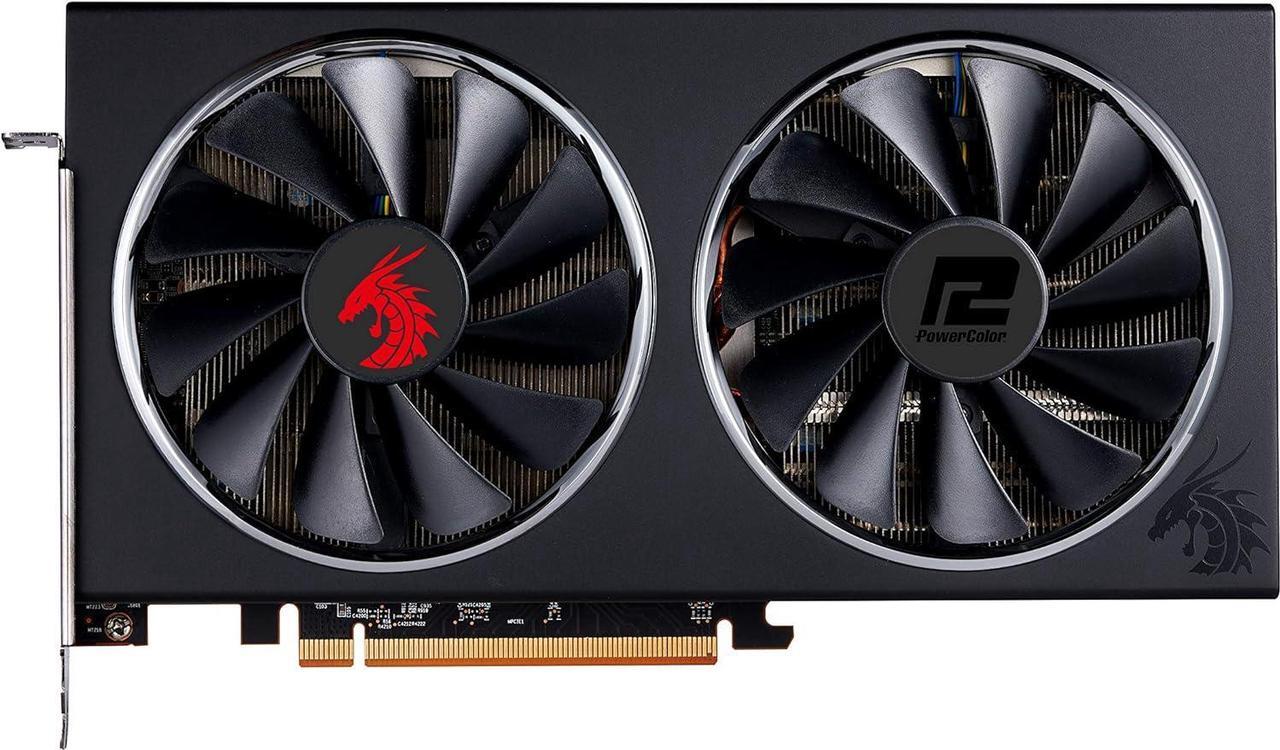 Alt view image 2 of 3 - PowerColor Radeon RX 5700 XT Red Dragon 8GB GDDR6 AXRX 5700XT 8GBD6-3DHR-OC Video Graphic Card GPU