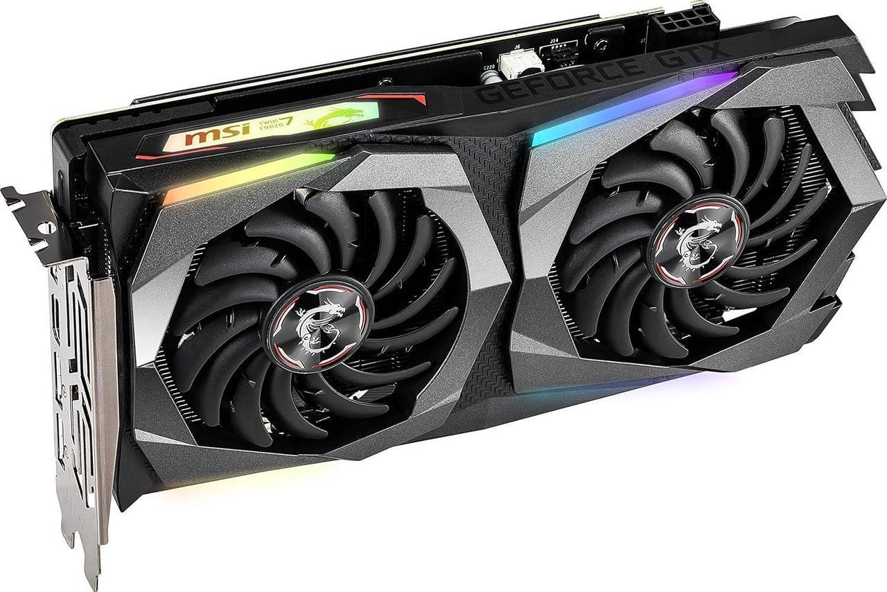 Alt view image 3 of 4 - MSI GeForce GTX 1660 Gaming X 6GB GDDR6 GTX 1660 GAMING X 6G Video Graphic Card GPU
