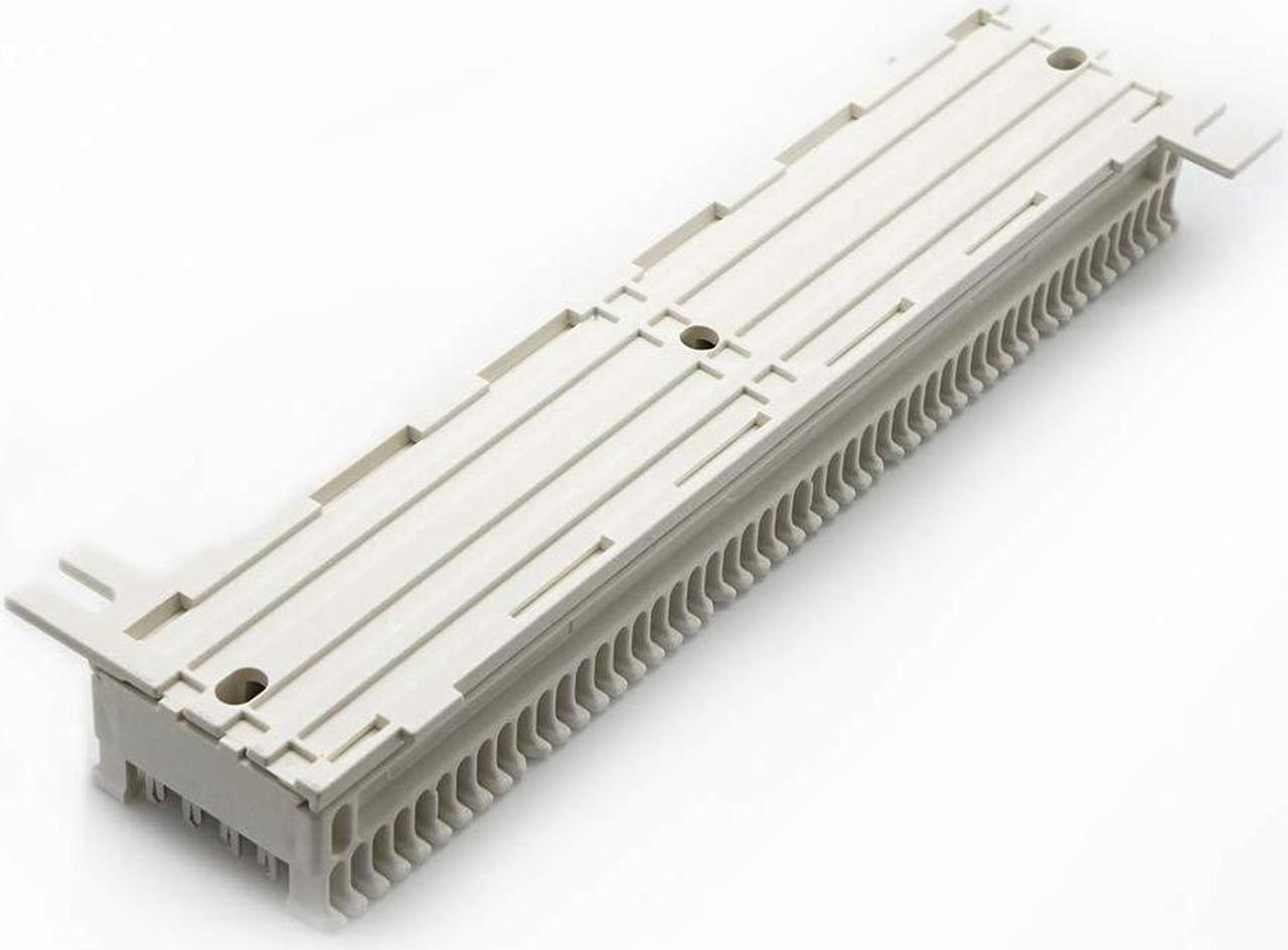 Alt view image 5 of 6 - InstallerParts 66 Punch Down Block - Terminating Block for Data Network Wiring, Telephone Punch Down Cabling, Wire Termination - White