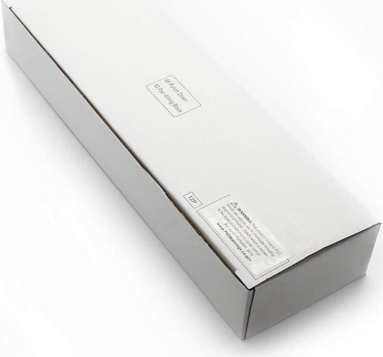 Alt view image 6 of 6 - InstallerParts 66 Punch Down Block - Terminating Block for Data Network Wiring, Telephone Punch Down Cabling, Wire Termination - White