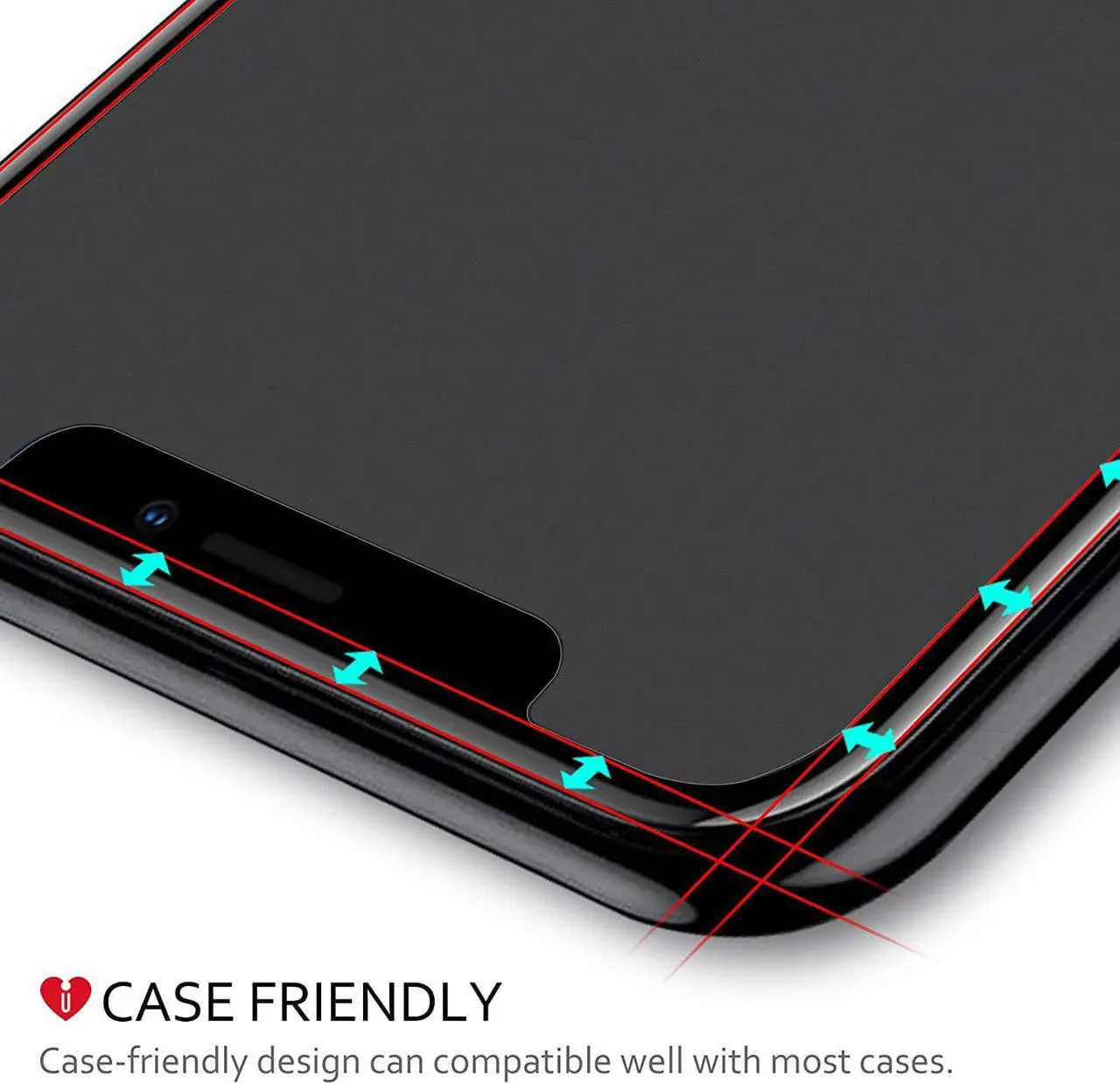 Alt view image 3 of 7 - iCarez Matte Screen Protector for iPhone 11 iPhone XR 6.1-Inches, 3-Pack Anti-glare