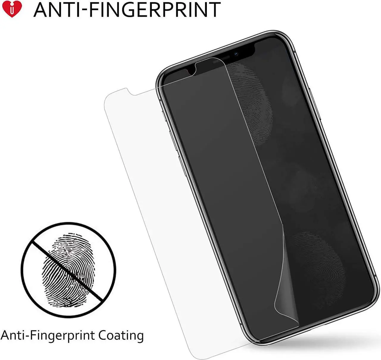 Alt view image 4 of 7 - iCarez Matte Screen Protector for iPhone 11 iPhone XR 6.1-Inches, 3-Pack Anti-glare