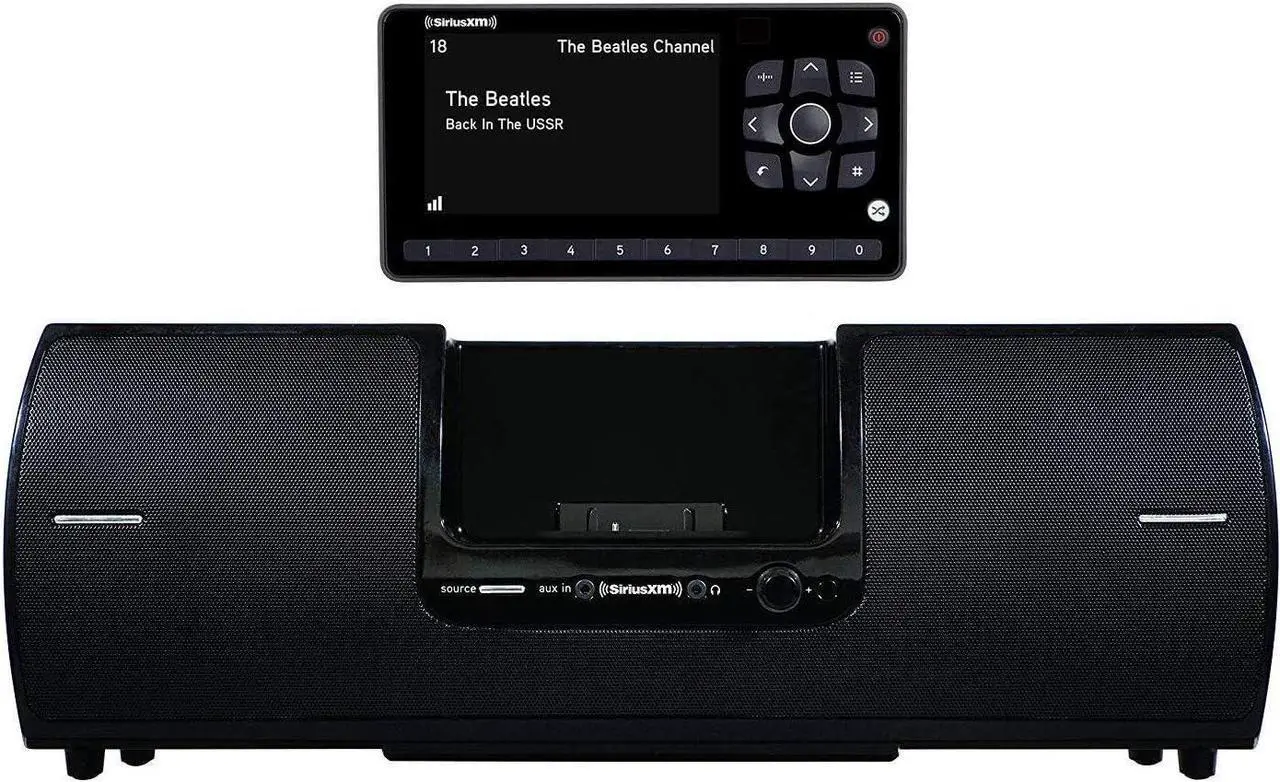 Main image of SXSD2 Portable Speaker Dock Audio System & SiriusXM SXEZR1V1 Onyx EZR Satellite Radio with Vehicle Kit with Get 3 Free Months Service with Subscription (Bundle)