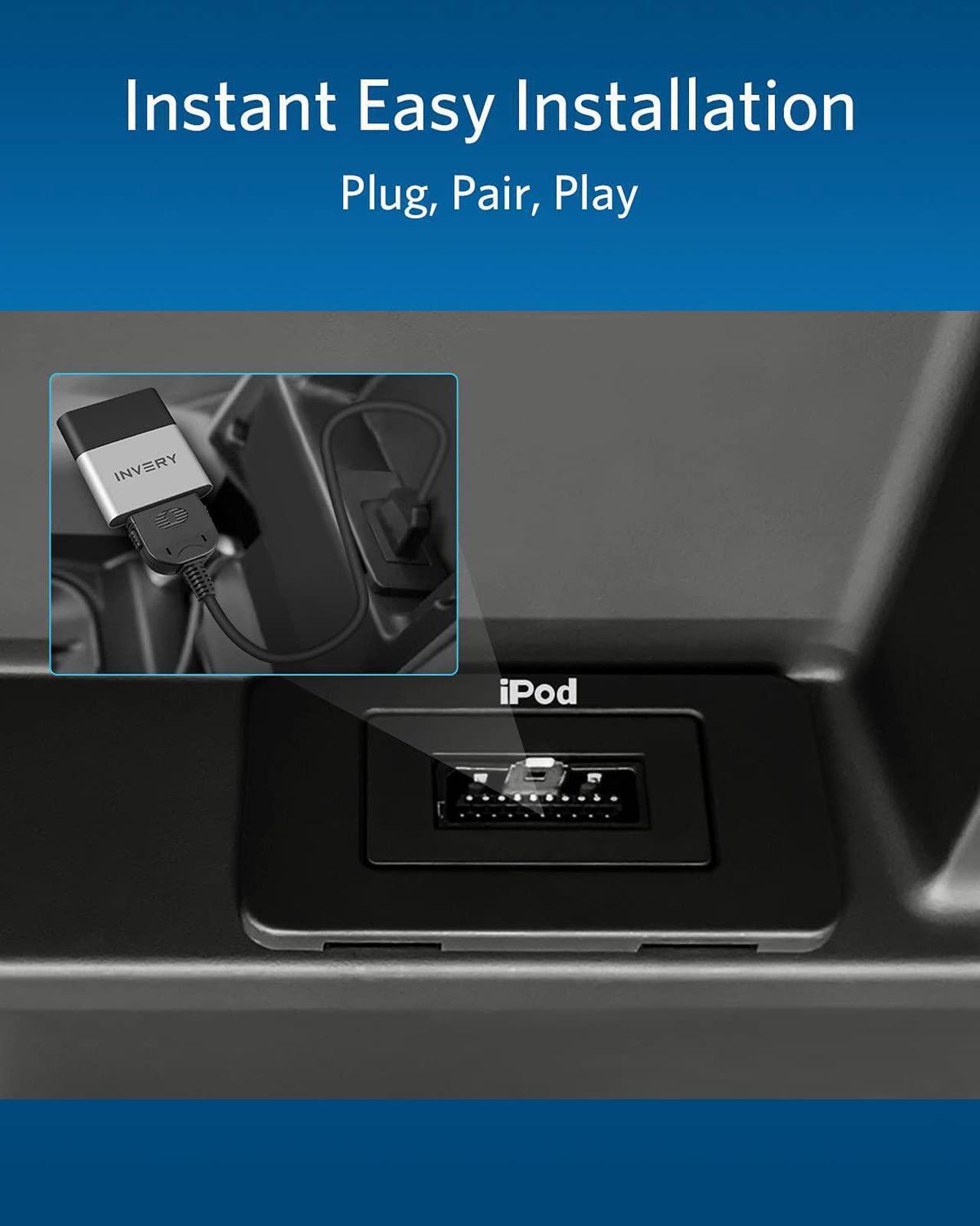 Alt view image 6 of 6 - Bluetooth 5.0 aptX-HD Adapter for Land Rover, Range Rover, Jaguar iPod iPhone Music Interface