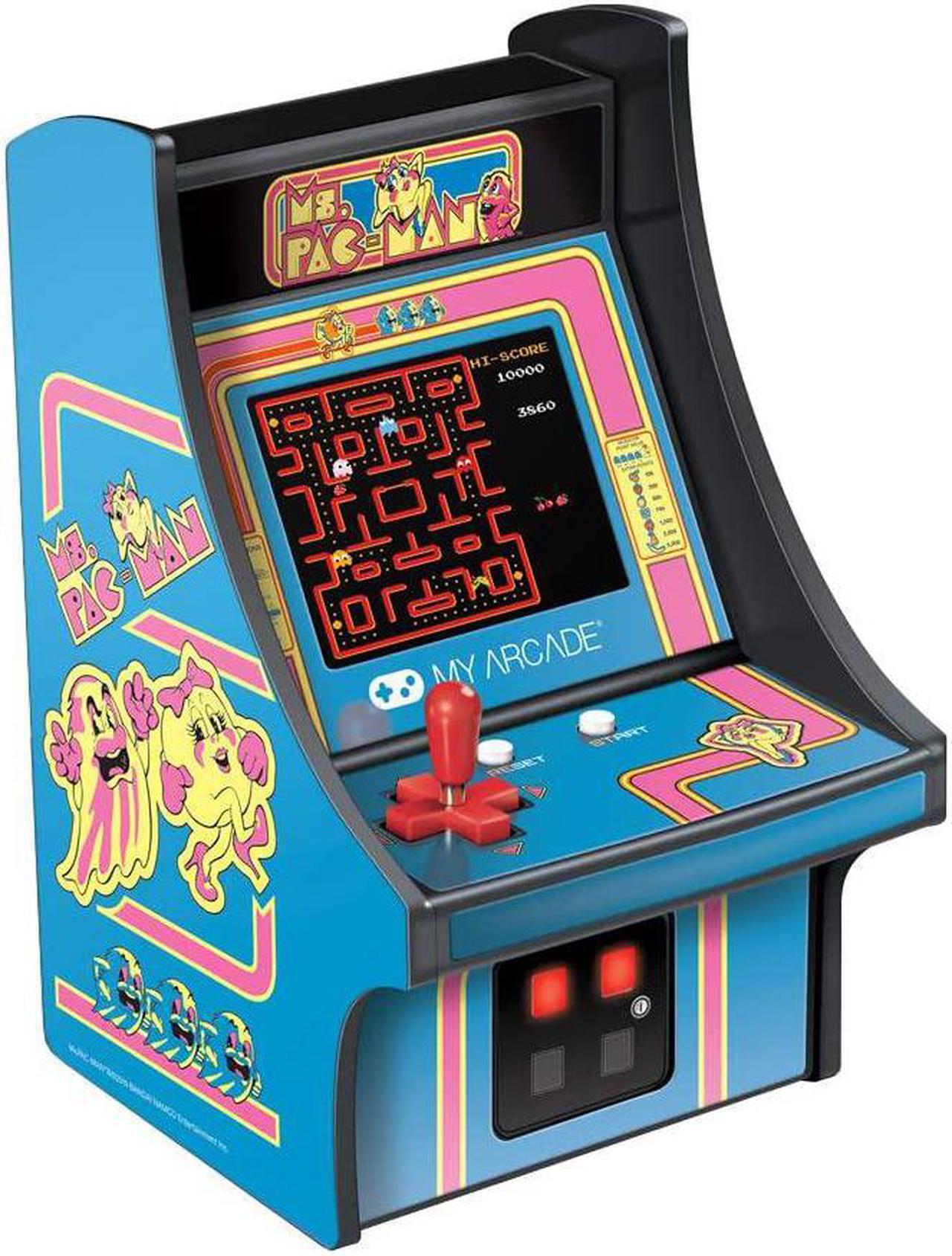 Alt view image 14 of 18 - My Arcade Ms. Pac-Man Micro Player 6" Collectable Portable Handheld Video Game