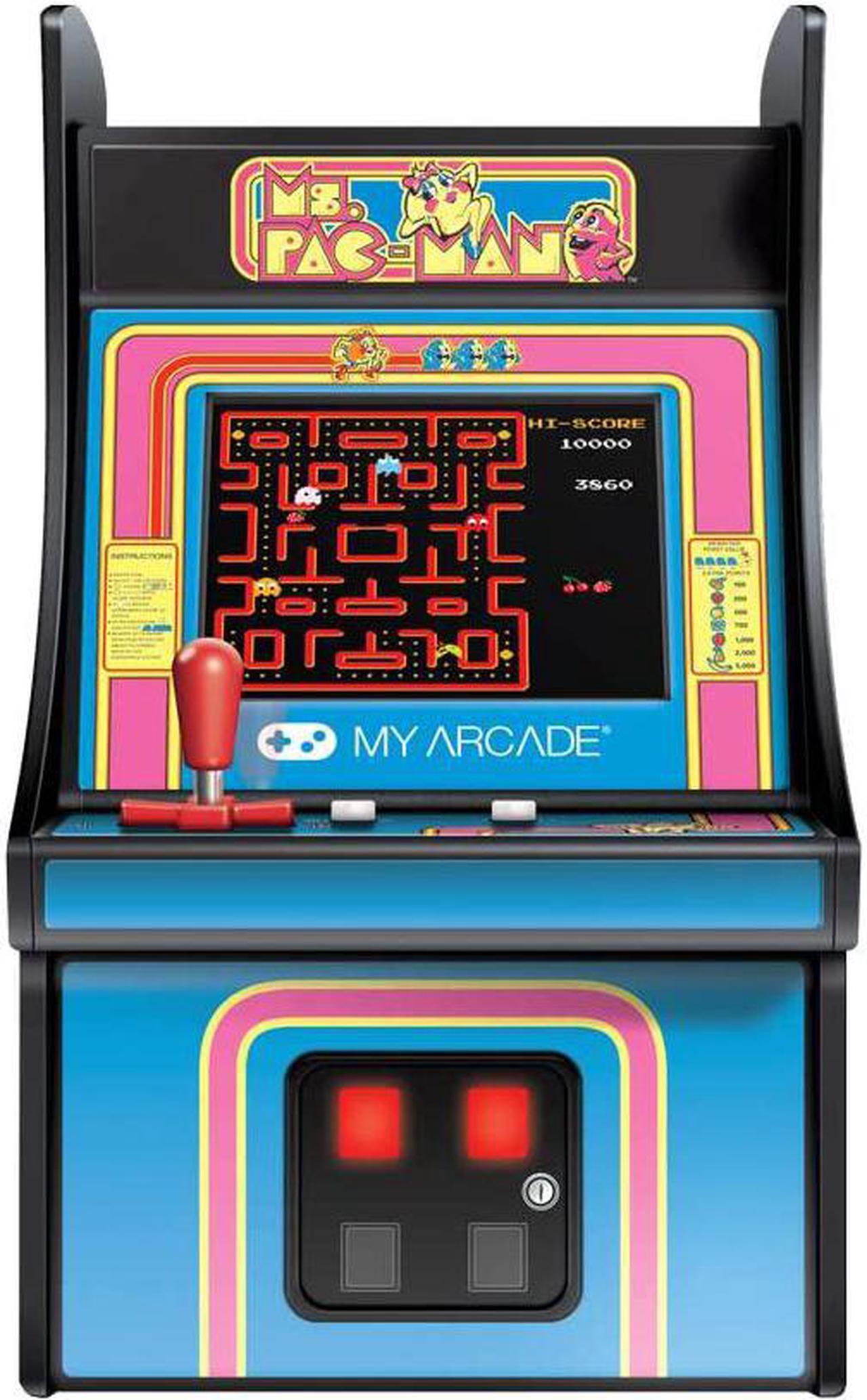Alt view image 15 of 18 - My Arcade Ms. Pac-Man Micro Player 6" Collectable Portable Handheld Video Game