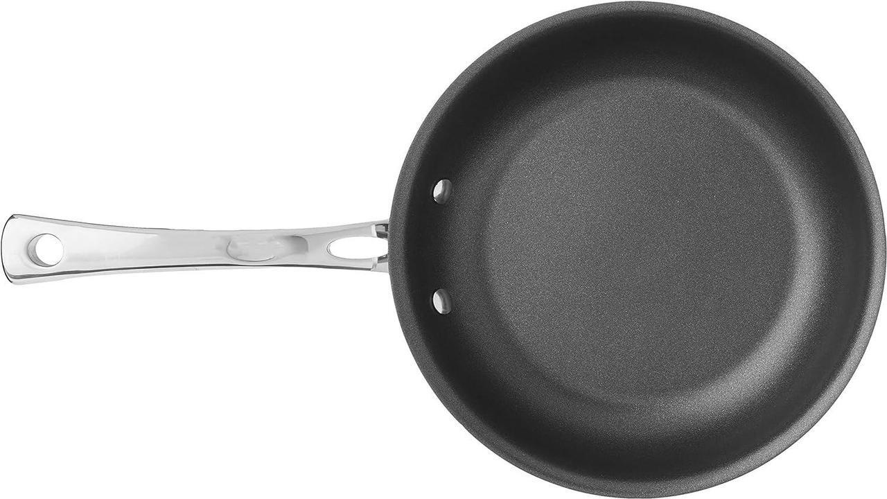 Alt view image 3 of 6 - Cuisinart French Classic Tri-Ply Stainless 8-Inch Nonstick Skillet