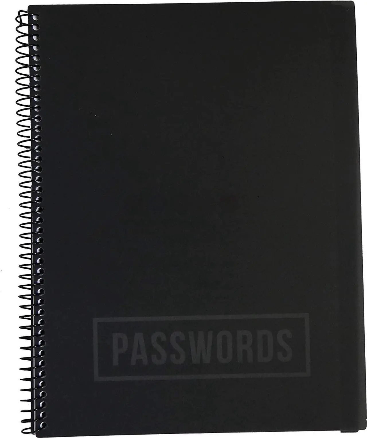 Main image of Re-Focus the Creative Office Large Password Keeper Book, 7.5x10", Black