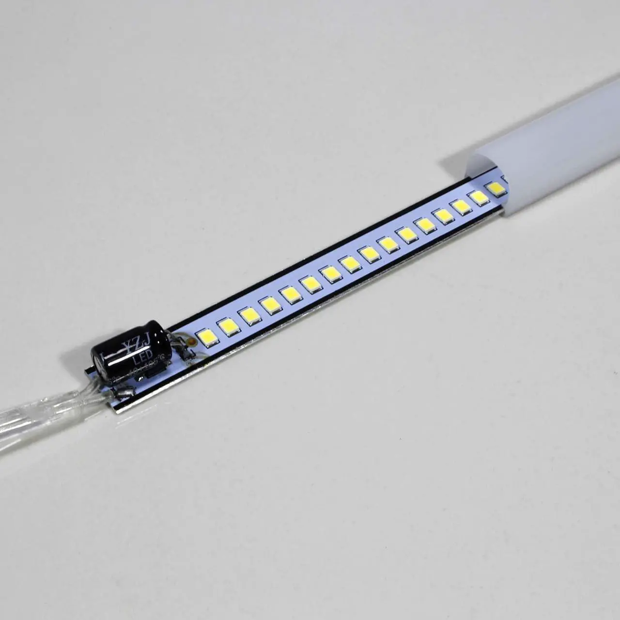 Alt view image 4 of 6 - 110V LED Under Cabinet Lighting 17inch LED Strip Light Bar with 6ft Power Cord Magnetic Installation Super Slim Counter Light Reading Desk Lamp for Kitchen/Work Table.(White 6000K)