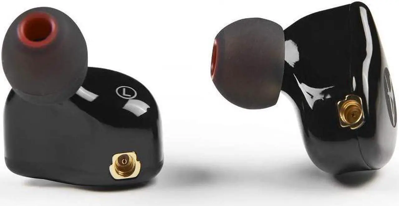 Alt view image 2 of 7 - in Ear Monitor Headphones, HiFi Stereo IEM Earphones, Dynamic Dual Driver Wired Earbuds with Detachable Cable, Noise Canceling Headset for Singers Musicians Drummers Audiophile (Black)