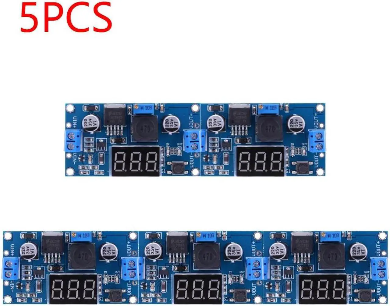 Main image of LM2596 DC-DC Step-Down Module Input 25V-40V Output 1.25V-37V Electronic Voltage Stabilizer 3A Buck Converter With Displa(5PCS)