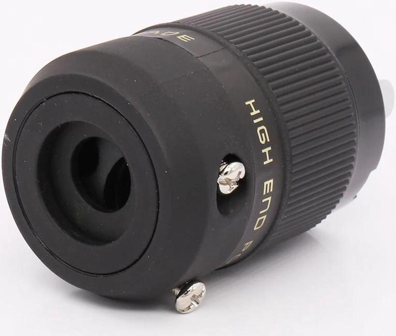 Alt view image 3 of 4 - 2PCS Hi-End Rhodium Plated AU Mains Power Plug Male Copper Connector Cable Cord 3 Pin HiFi