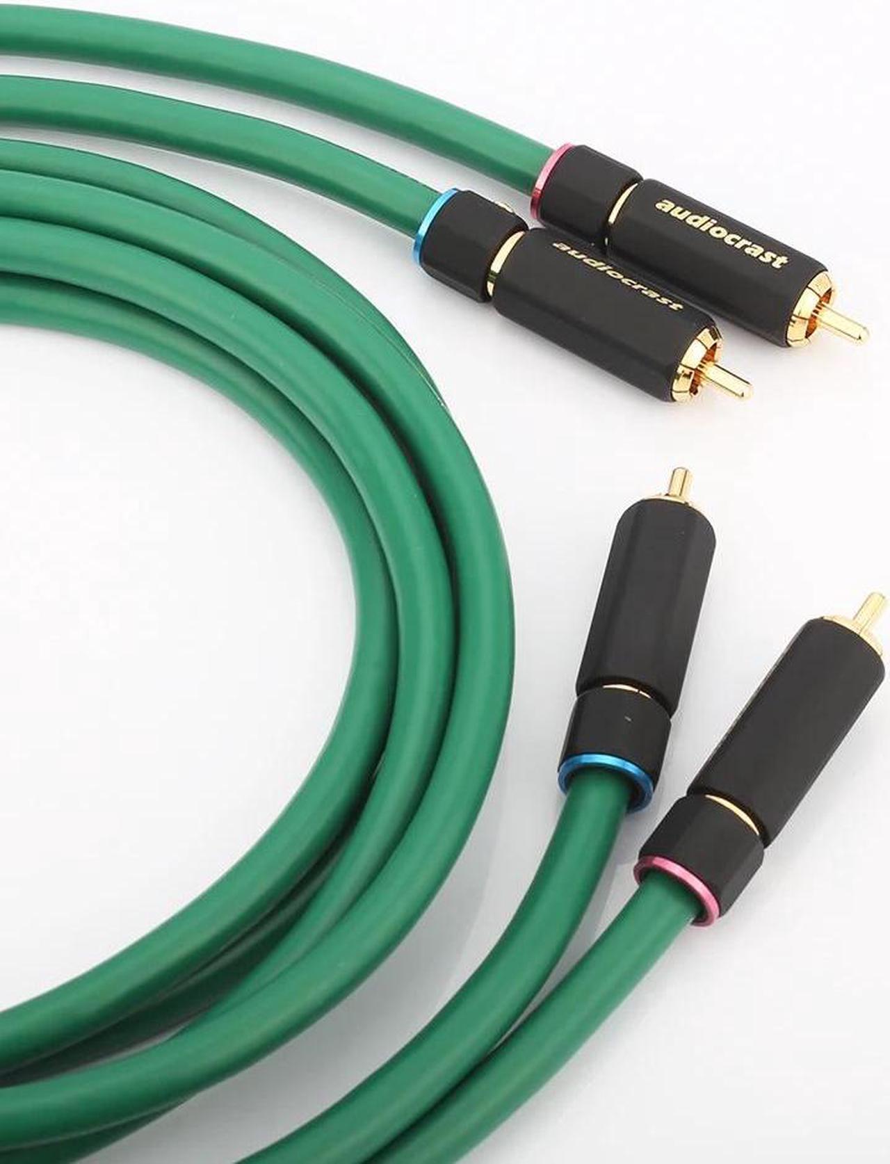 Alt view image 3 of 6 - 2328 Audio Cable HIFI RCA Cable 6N OFC Gold plated RCA Male to Male plug Audio Cable Length:1.5m