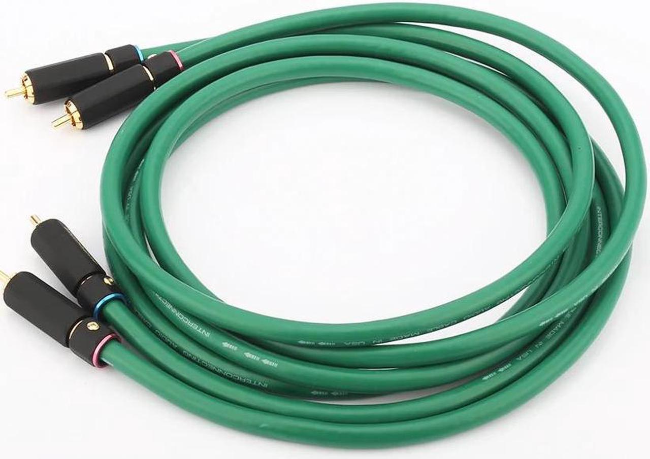 Alt view image 5 of 6 - 2328 Audio Cable HIFI RCA Cable 6N OFC Gold plated RCA Male to Male plug Audio Cable Length:1.5m