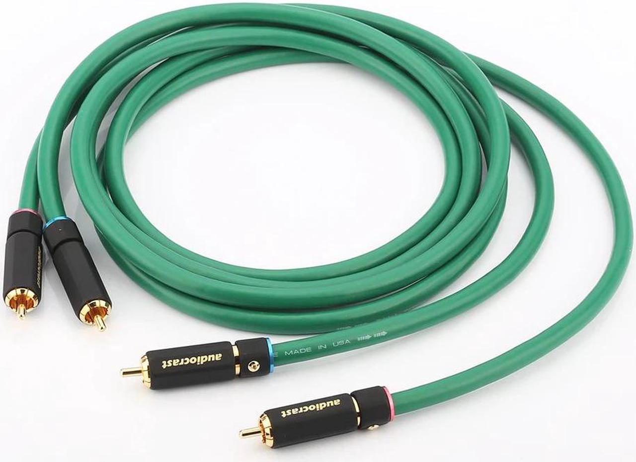 Alt view image 6 of 6 - 2328 Audio Cable HIFI RCA Cable 6N OFC Gold plated RCA Male to Male plug Audio Cable Length:1.5m