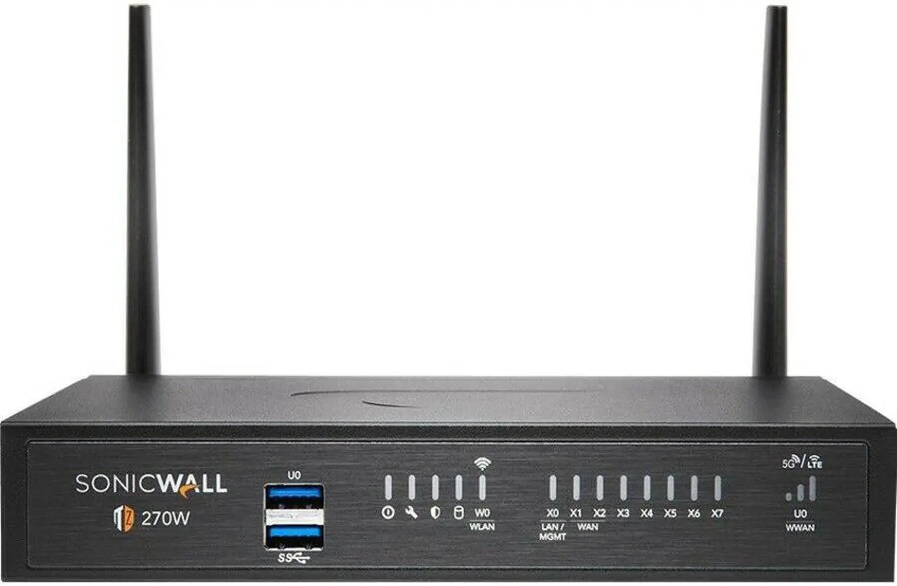 Alt view image 2 of 4 - SonicWall TZ270W Wireless Firewall (Gen 7) w/ Secure Upgrade Plus (2-Year Advanced Protection Security Suite) | 02-SSC-6858